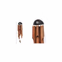 Vindspel i bambu och kokosnöt