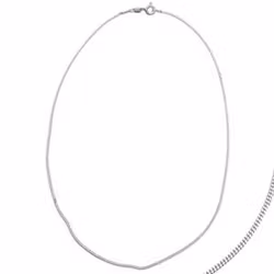 Silverkedja 40 - 76 cm