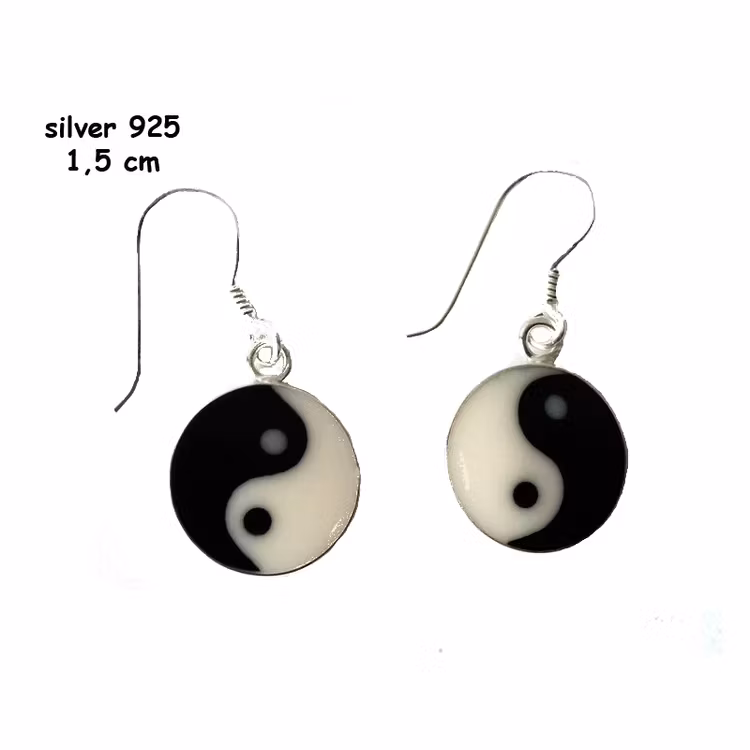 Örhänge, yin yang
