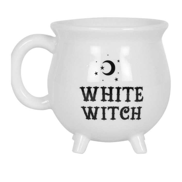 Vit mugg häxkittel White Witch