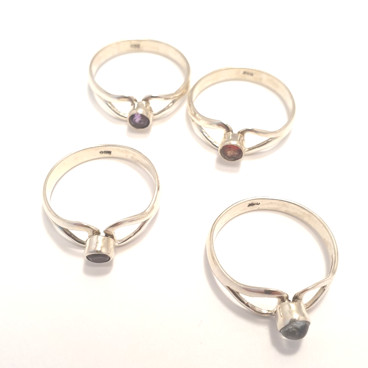 Ringar i silver 18mm