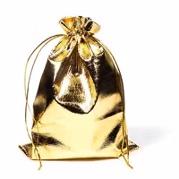 Presentpåse - Guld & Silver, 13 x 18 cm