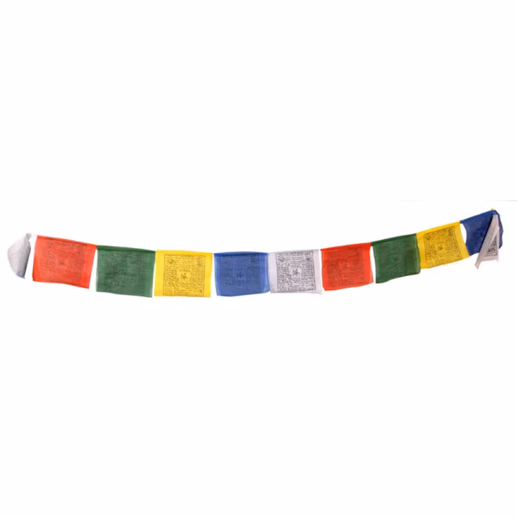 Tibetanska  böneflaggor