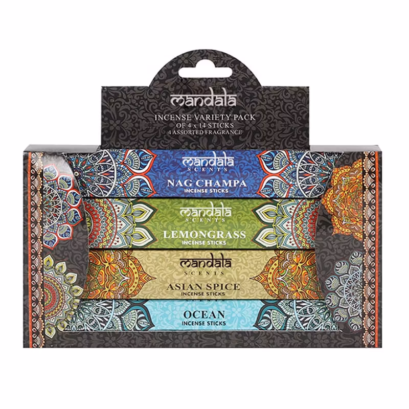 Mandala, set - rökelsepinnar