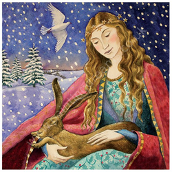 Yule / Julkort Painting Dreams 5-pack