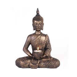 Buddhastaty för värmeljus