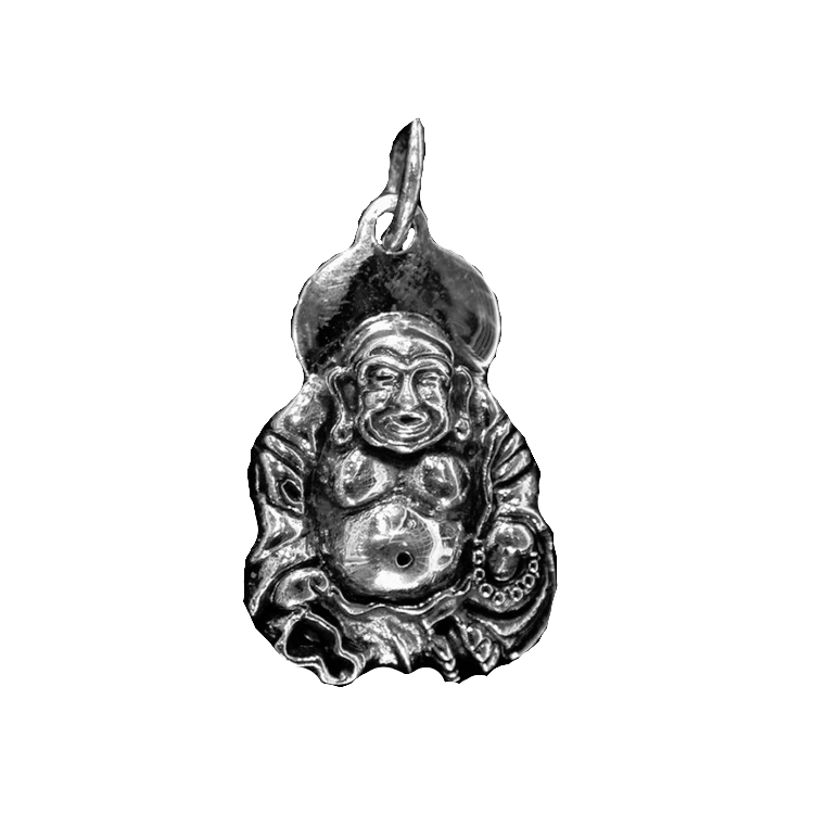 Silverhänge Kinesisk Buddha.