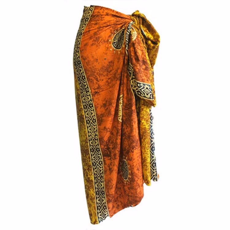 Sarong med mönster lyckomynt