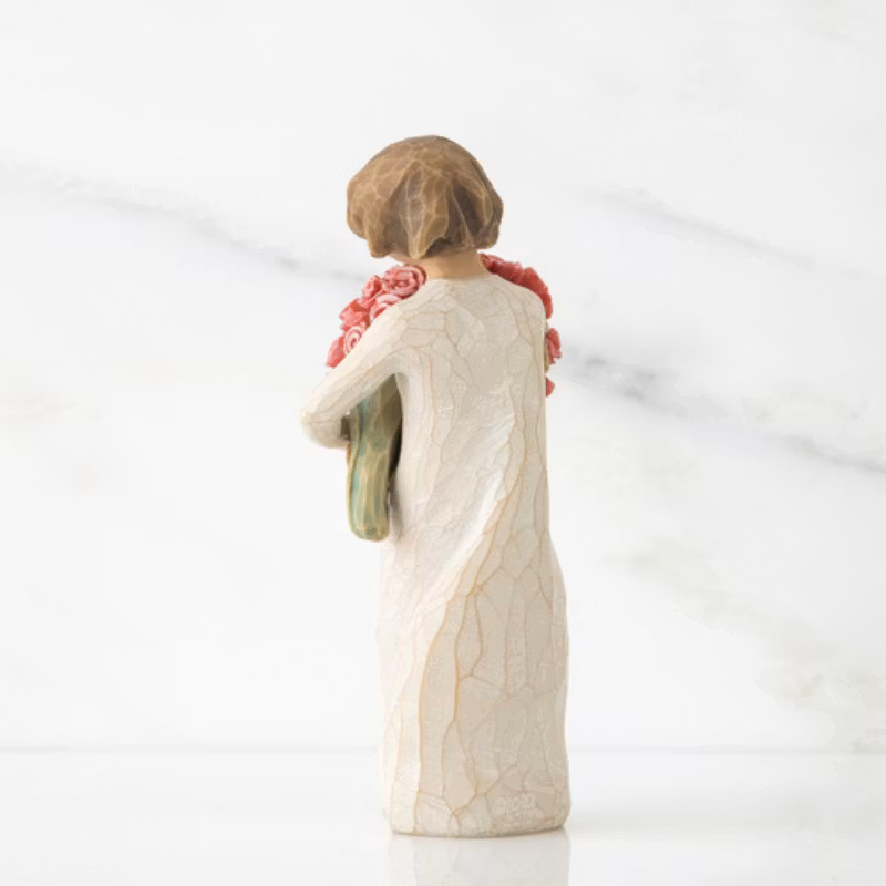 Abundance, Willow Tree-figur, baksidan