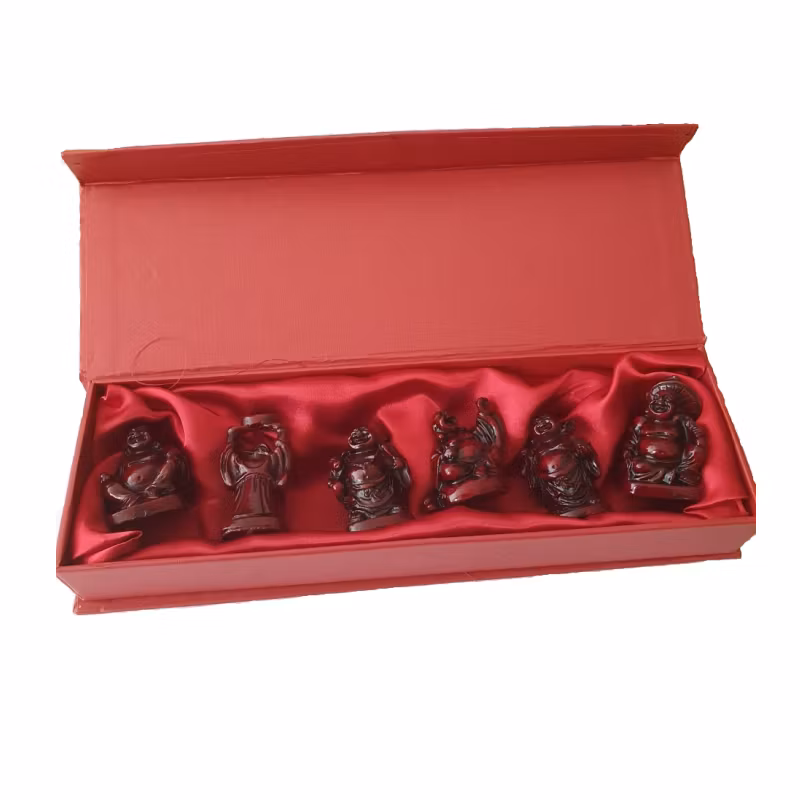 Buddha 6 st figurer