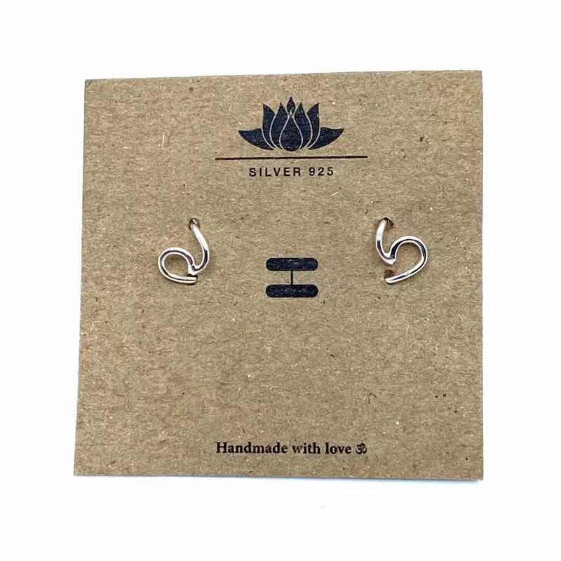 Earcuffs - Våg, silver