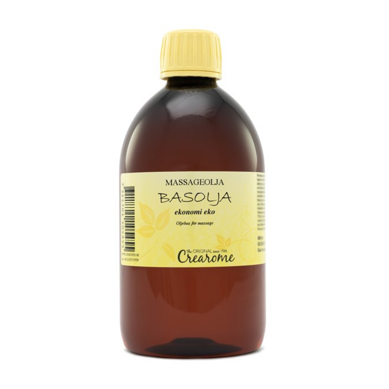 Ekologisk oljebas för massage.