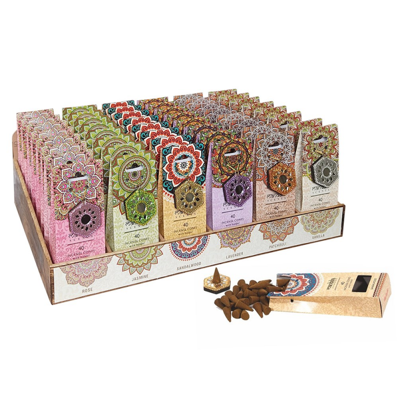 Mandala Rökelsekoner - Presentförpackning
