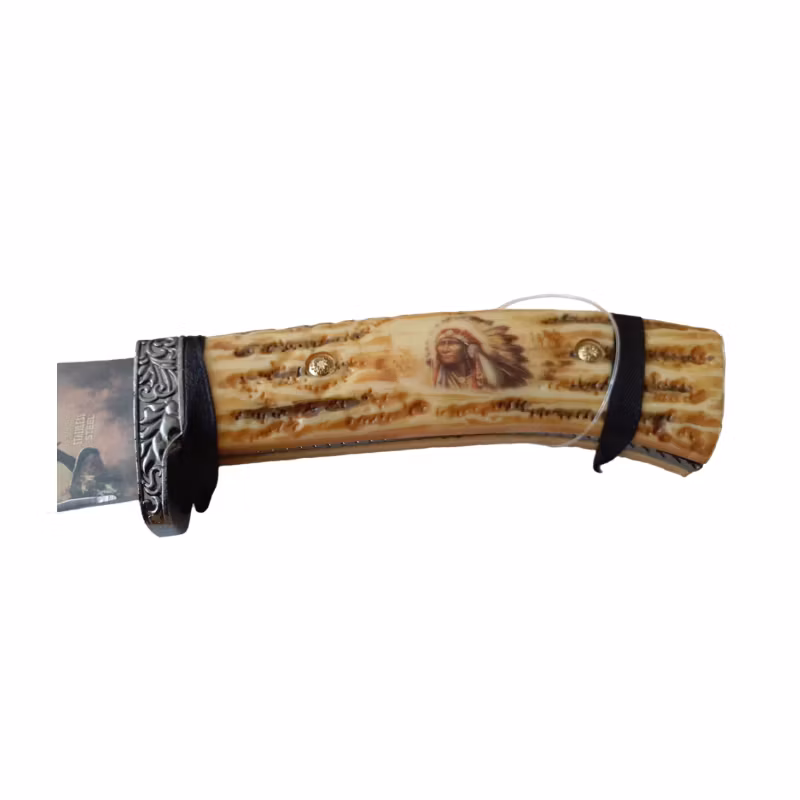 Kniv med motiv - Indianer