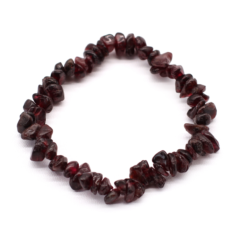 Chipsarmband Granat