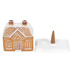 Rökelshållare - Pepparkakshus
