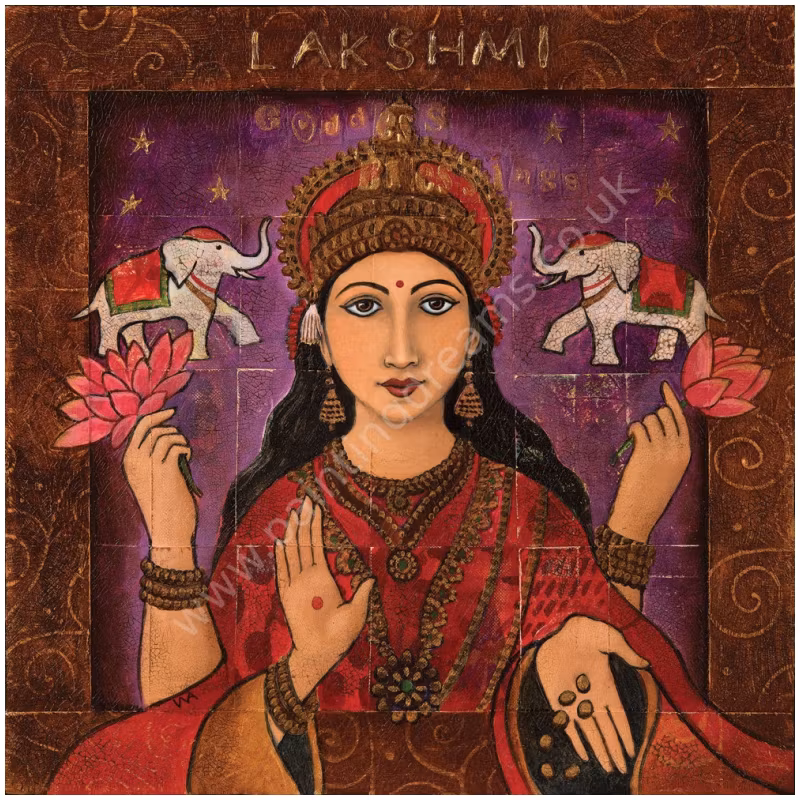 Lakshmi gratulationskort från Paintning Dreams