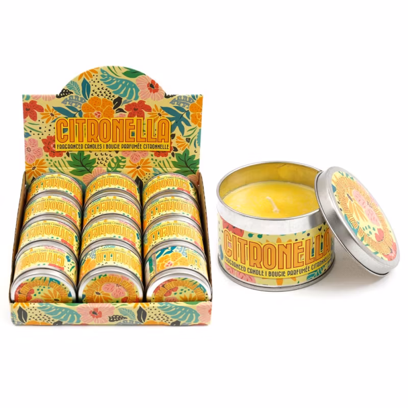 Doftljus i burk Citronella