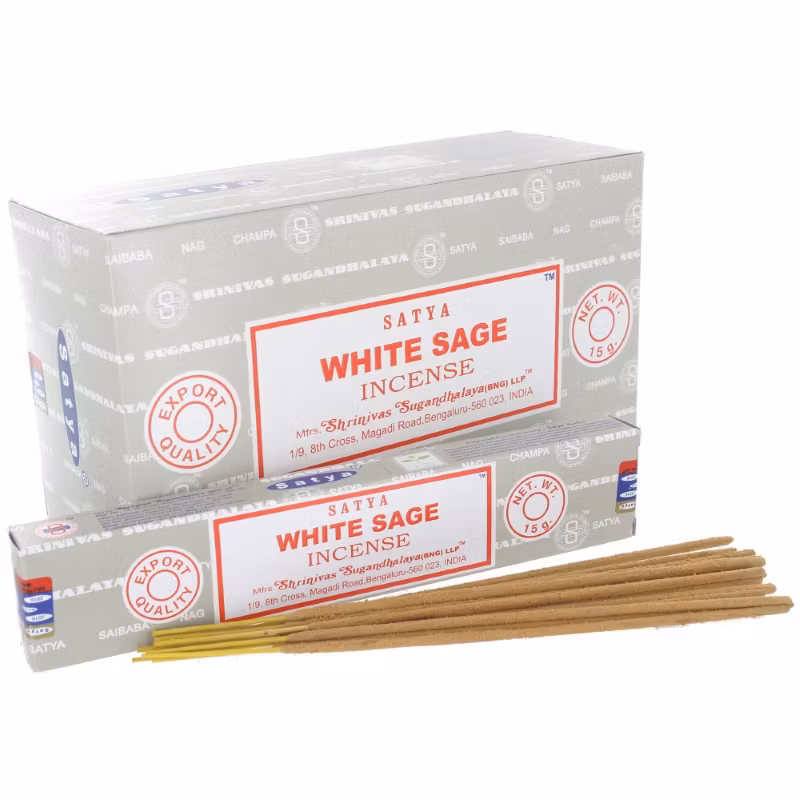Satya White Sage - Rökelsepinnar, storpack