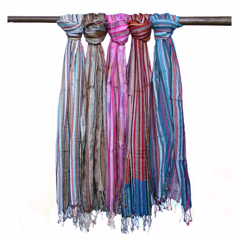sjal indian boho olika färger