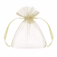 Organzapåse - Champagne, 10-pack