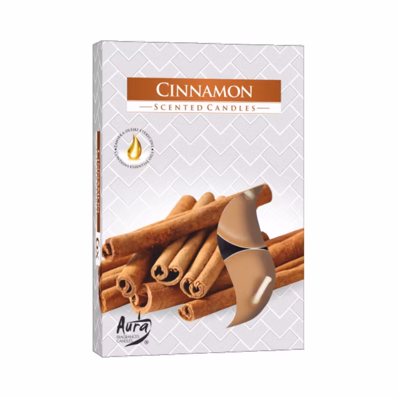 Värmeljus med kaneldoft