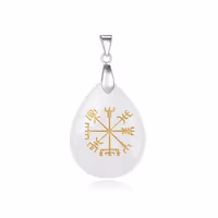 Vegvisir - Hänge av bergskristall