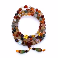 Mala - Agat, Bergskristall, Ametist, Citrin