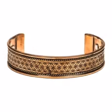 Armband - Koppar, guldmönstrat, Tree of Life
