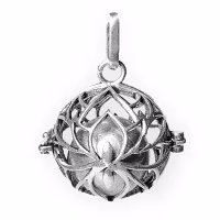Hänge - Lotus Harmony Ball, silverfärgad