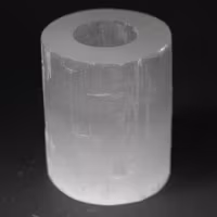 Ljuslykta - Selenit Cylinder 10 cm