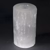 Ljuslykta - Selenit Cylinder 15 cm