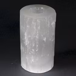 Ljuslykta - Selenit Cylinder 15 cm