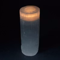 Ljuslykta - Selenit Cylinder 20 cm