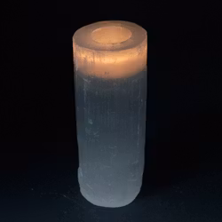 Ljuslykta - Selenit Cylinder 20 cm