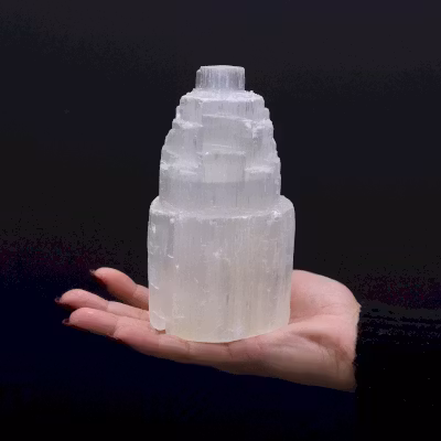 Selenitlampa 15 cm