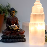 Selenitlampa 20 cm