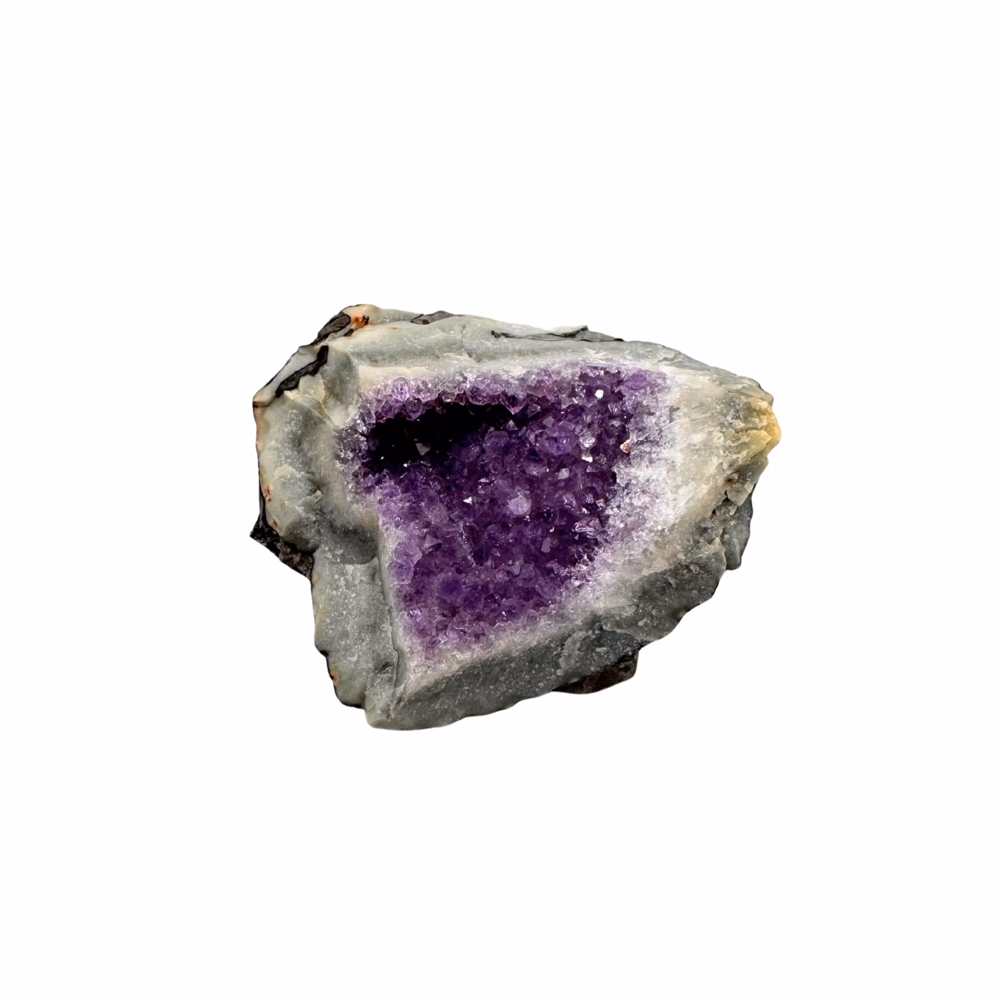 Vackert lila ametistkluster 219 g