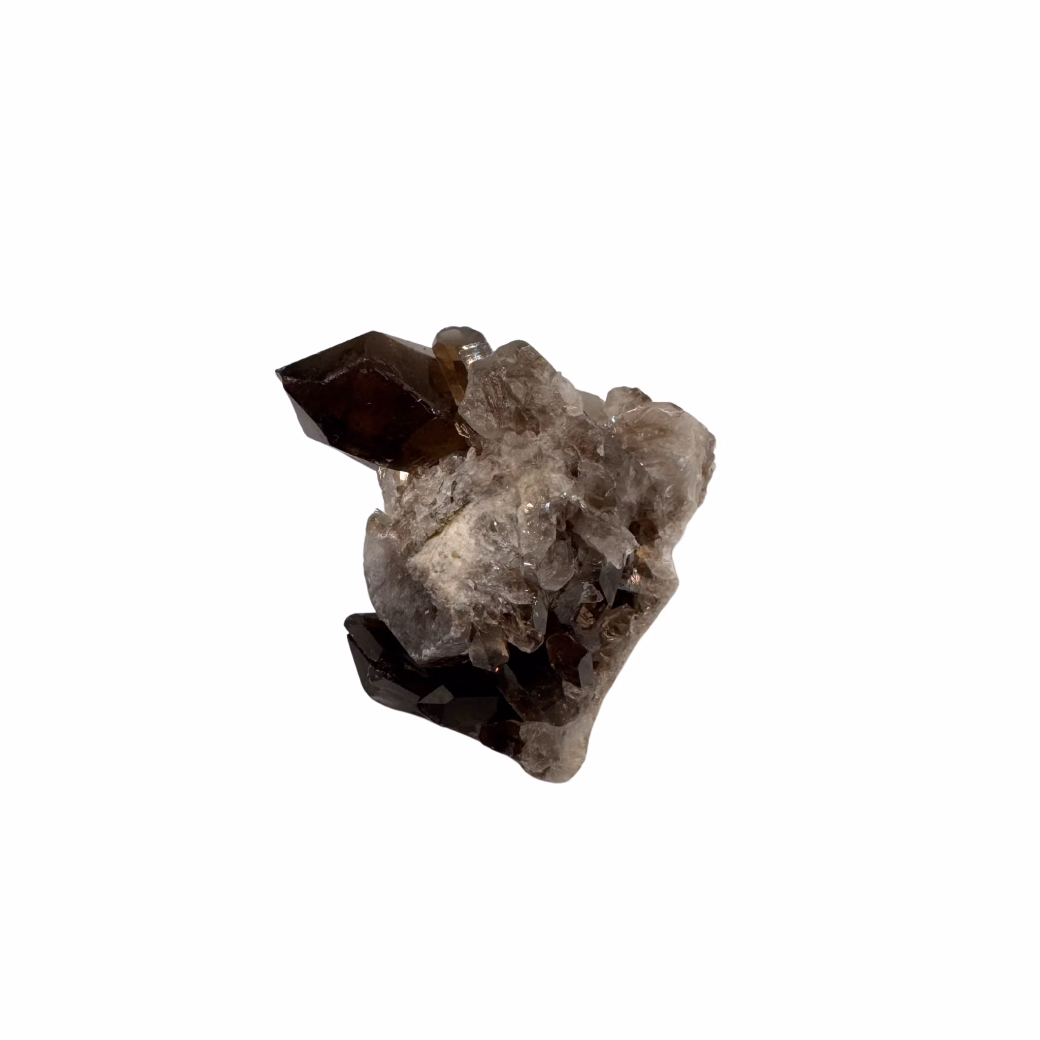 Rökkvartskluster, rå rökkvarts 100 g