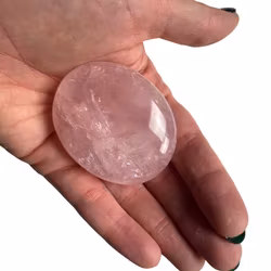 Rosenkvarts - Handsten (Palm Stone)