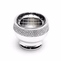 Rökelsehållare i mässing, nickelpläterad