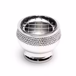 Rökelsehållare i mässing, nickelpläterad