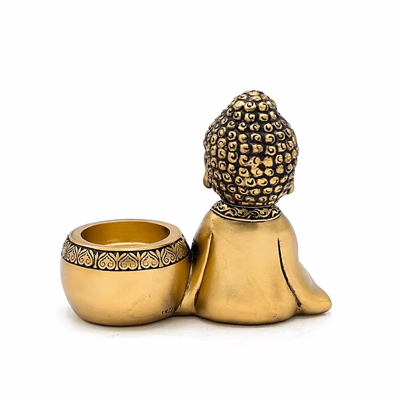 Värmeljushållare - Buddha i bön (praying Buddha)