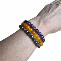 Set med 3 Kristallarmband