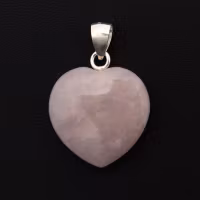Hänge - Hjärta av Rosenkvarts
