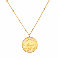 Halsband Blessed Beginnings Lotus Necklace - Satya