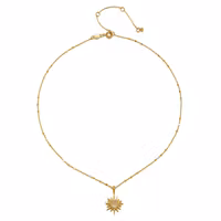 Halsband Moonstone Sunburst Necklace - Satya