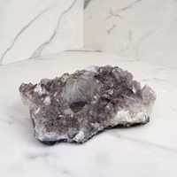 Ljuslykta Ametistkluster nr 6