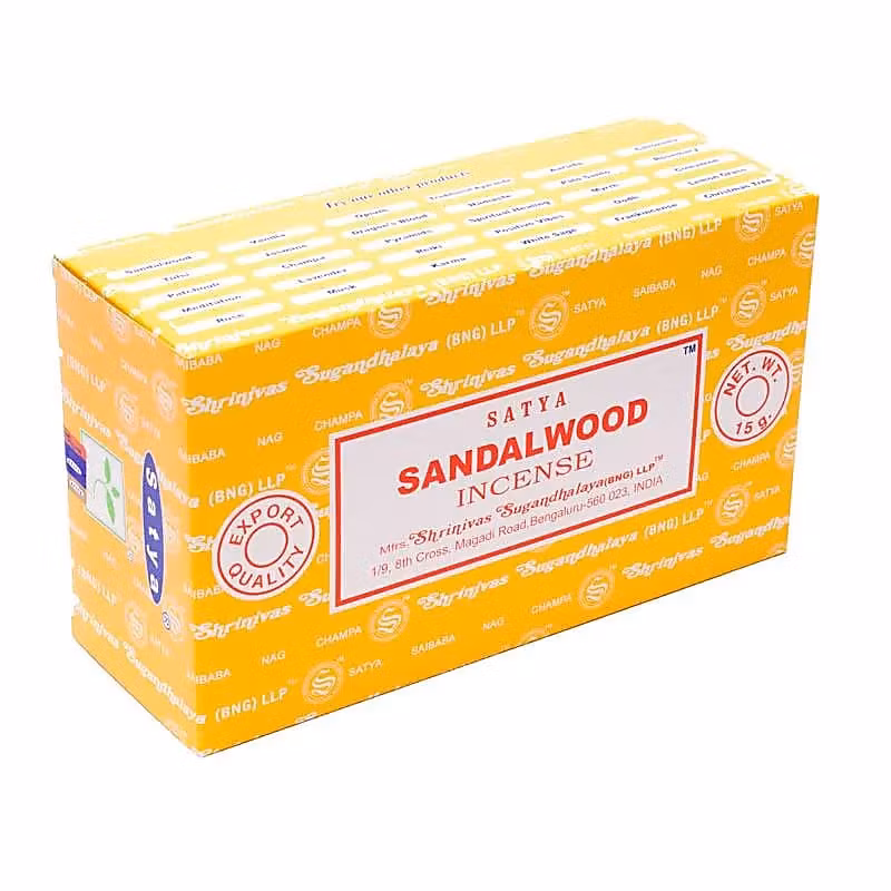 Satya Sandalwood - Rökelsepinnar, storpack