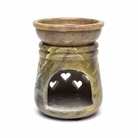 Aromalampa i Täljsten med hjärtan